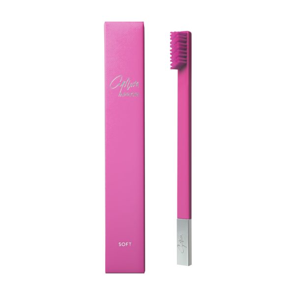 Apriori Bubblegum Pink Silver Slim Toothbrush on Sale