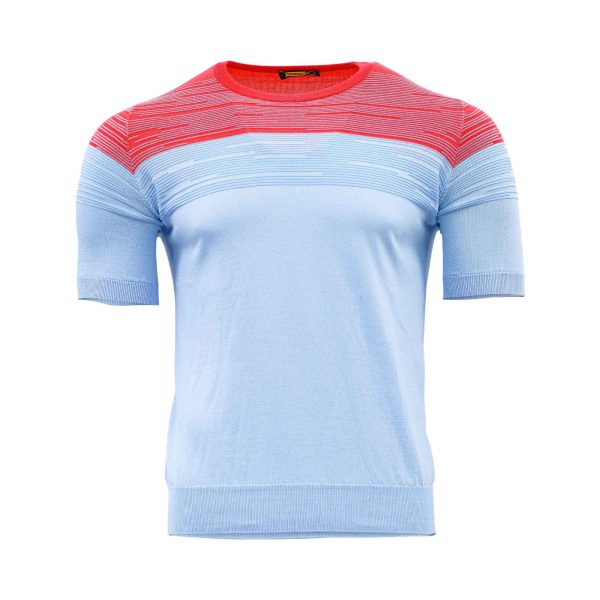 Zilli Men s Blue & Red T-shirt Online Sale