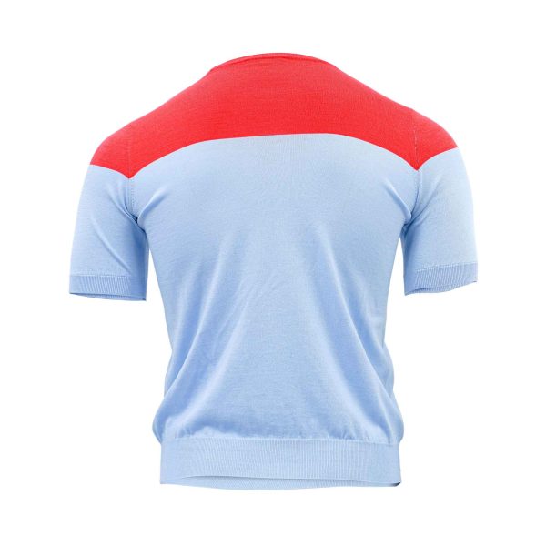 Zilli Men s Blue & Red T-shirt Online Sale