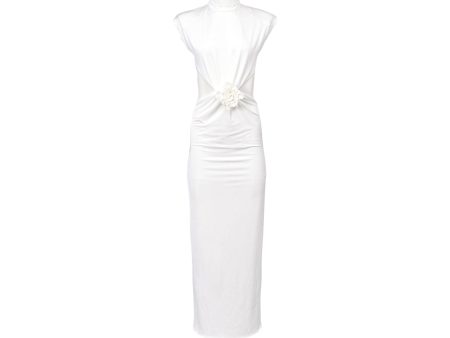 Mused Boutique Women s Long White Dress Discount