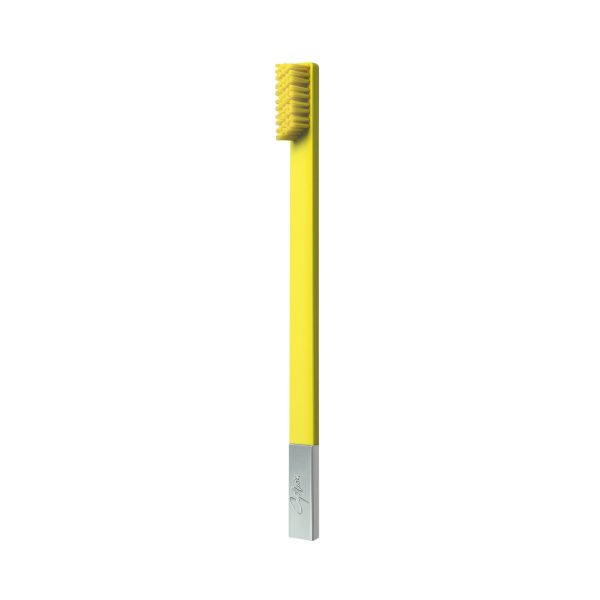 Apriori Sunflower Yellow Silver Slim Toothbrush Cheap