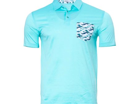 Zilli Men s Baby Green Polo T-Shirt For Cheap