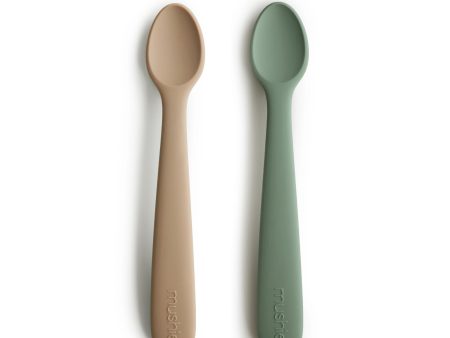 Mushie Kids Silicone Baby Spoon Dried Thyme Natural Hot on Sale