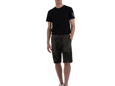 Replay Men s Bermuda Shorts in Camouflage Ripstop Cotton Sale