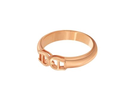 Aigner Donata Ladies Rose Gold Ring Size : 54 Online now