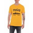 Replay Men s T-shirt with Car Print on Sale