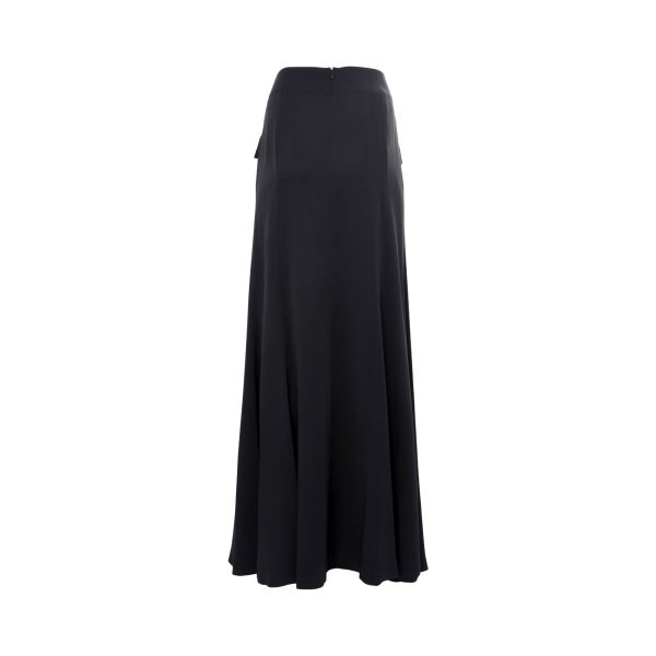 Alberta Ferretti Women s Black Long Skirt For Sale