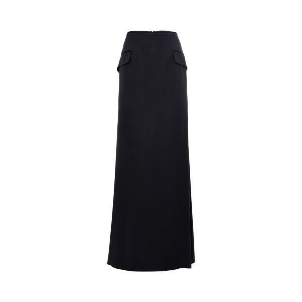 Alberta Ferretti Women s Black Long Skirt For Sale