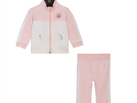 Aigner Kids Baby Girl s Pink Jogging Suit For Cheap