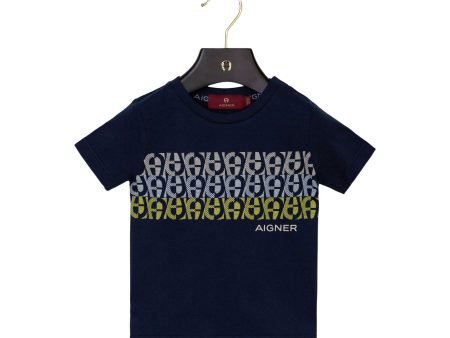 Aigner Kids Baby Boy s Navy T-Shirt Online