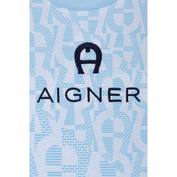 Aigner Kids Baby Boy s Blue T-Shirt For Discount