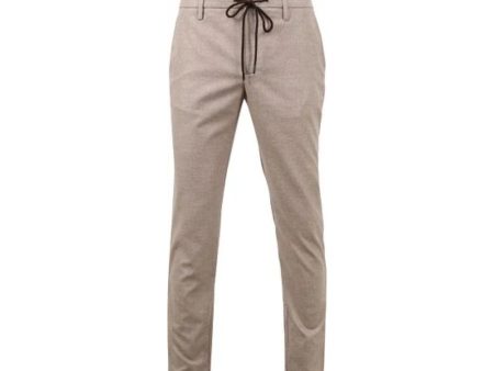 Alberto Men s Beige Pipe Jump Trouser Online