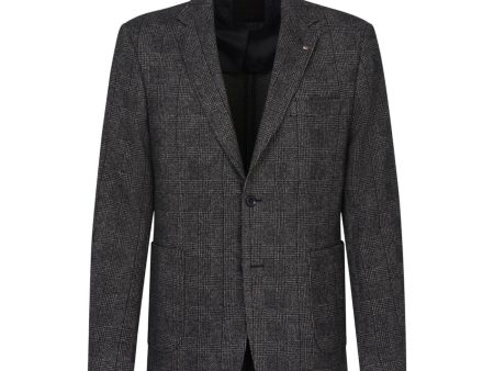 Bugatti Men s Dark Grey Jacket Single-breasted Fashion