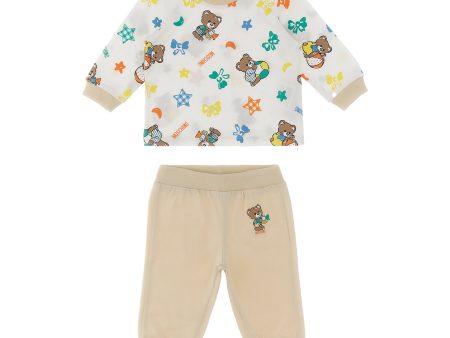 Moschino Kids Babis Cloud Toy Nursery  Set of T-Shirt & Trousers Online