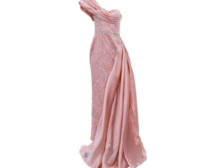 Gaby Charbachy Women s long Pink Dress Discount