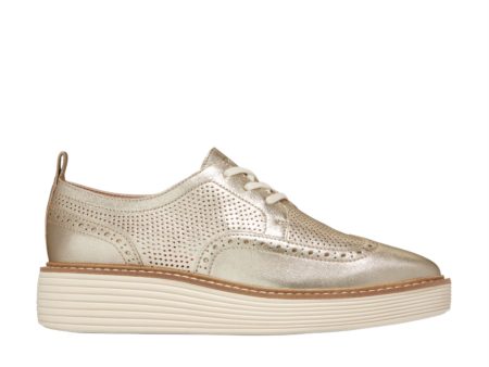 Cole Haan Women s ØriginalGrand Platform Wingtip Oxfords on Sale