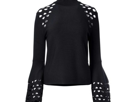 Anne Fontaine Women s Black Pullover Top For Cheap