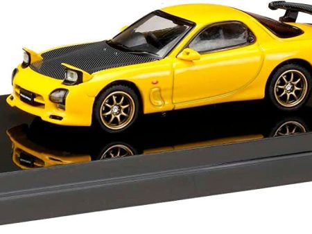 Hobby Japan Mazda 1 64 ɛ̃fini RX-7 FD3S (A Spec.) GT WING Yellow HJ643007BY on Sale