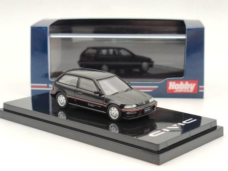 Hobby Japan 1 64 Honda Civic (EF9) SiR Ⅱ Black HJ641031ABK Diecast Model Car Cheap