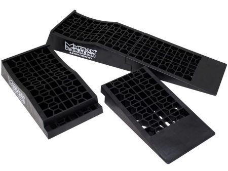 2-Piece Low Profile Drive-On Ramps (Set of 2) - MR-RAMP-01 Sale