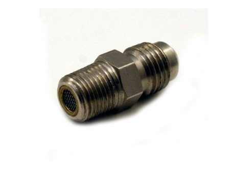 Nitrous Express Filter Fitting 6AN x 1 8 NPT Straight Supply