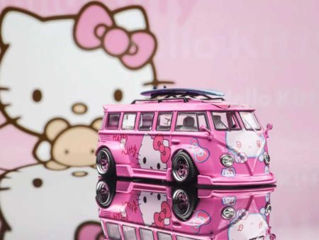 Liberty64 Volkswagen T1 Panel Widebody Modified With SurfBoard Hello Kitty Online now