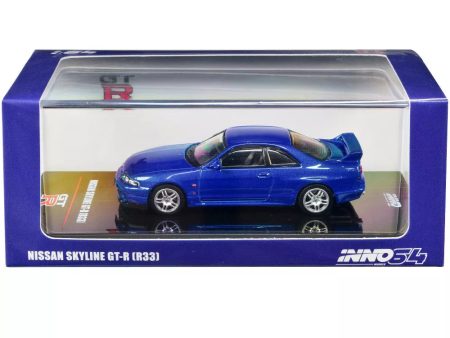 INNO64 1:64 Nissan Skyline GT-R (R33) in Championship Blue Sale